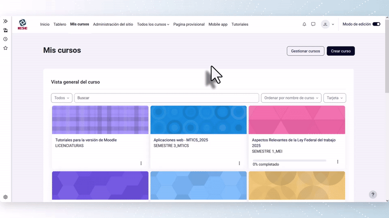 filtros curso inicial